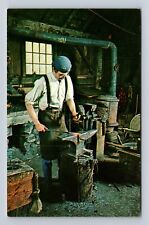 Bath OH-Ohio, Village Blacksmith, Restored 19th Century Village Vintage Postcard picture