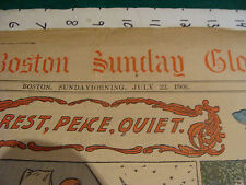 Orig. Comics:  2 pages 7-22-1906 REST, PEACE, QUIET; BUTCH JIMMY AND LITTLE WISE picture