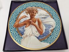 New 1981 Helen of Troy Collector Plate by Oleg Cassini Gold Trim #28622, 10 3/8