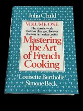 Julia Child Mastering The Art Of French Cooking Signed Autograph 2 Book Set PSA picture