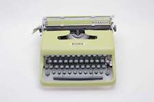 Olivetti Lettera Pluma 22 Light Green Typewriter, Vintage, Manual Portable, picture