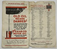 Vintage 1936 ENARCO National News Booklet National Refining Co GAS & Oil ADS picture