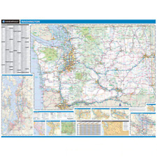 PROSERIES WALL MAP: WASHINGTON STATE (R) picture