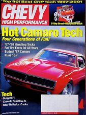 HOT CAMARO TECH - CHEVY HIGH PERFORMANCE MAGAZINE JANUARY 2002 picture