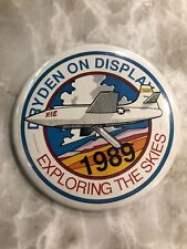1989 Dryden On Display X-1E Aircraft Pin Button Exploring The Skies picture
