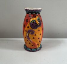 Laurel Birch By Ganz Ceramic Cat Bud Vase 4” Tall picture