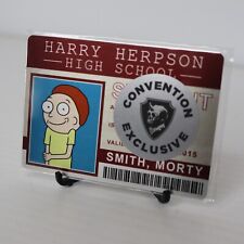 Rick & Morty Cryptozoic Metal Chase Convention Card # M7 - Morty Smith picture