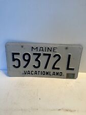 1987 stickered vintage Maine liscense plate vacationland picture