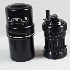 Curta Calculator 1961 Type 1 Plus Instruction Manuals and Can  picture