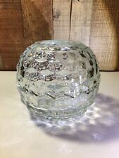 Beautiful Fairy Lamp Clear Glass Round Fairy Lamp Candle Holder by Homco US picture