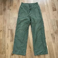 Vintage OG-107 Vietnam War Sateen Field Trousers Pants Size 27x29 Missing Button picture