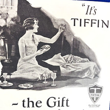 Vintage Magazine Christmas Ad 1927 Ephemera Tiffin Glassware picture