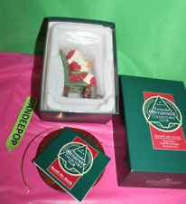 Hallmark Ltd Ed Keepsake Ornament Club Secrets For Santa 1991 Christmas QXC4797 picture