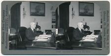 PRESIDENT SV - Harry S. Truman at Desk 1940s - SCARCE VIEW picture