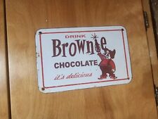 Porcelain Brownie Soda Sign picture