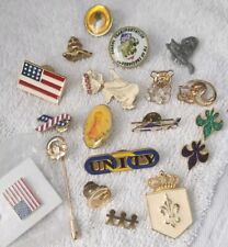 Random Lot of 19 Vintage Pins picture