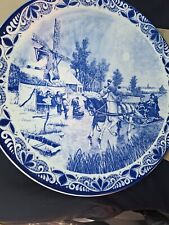 Antique Blue & White Porcelin Decorative Plate picture