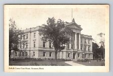 Sycamore IL-Illinois, DeKalb County Court House, Antique Vintage Postcard picture