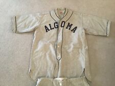 Algoma Vintage Wool Baseball Jersey-Door County Wisconsin Rare picture