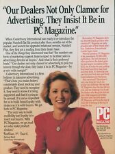 1988 Canterbury International Barbara Baird PC Magazine Vintage Print Ad PC1 picture