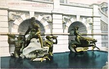 Postcard Washington DC Fountain Congressional Library 1910s View Old Vintage Vtg picture