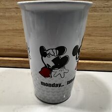 Mickey Mouse tumbler MTWThFriday    missing the lid picture