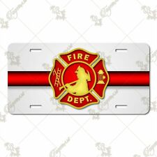 Firefighter Symbol Front Vanity License Plate #LP-FF002a picture