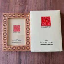 MoMA Frank Lloyd Wright Wooden 4x6 Picture Frame with original box NEW picture