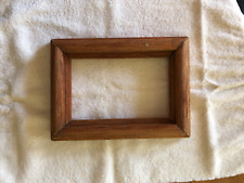 Antique Wood Picture Frame, Handmade, Deep, Hard to Find Odd Size Fits 5 x 8 GUC picture