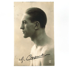 Georges Carpentier French Boxer RPPC Postcard 1920s Heavyweight Champion C3446 picture