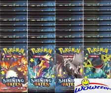 POKEMON TCG Shining Fates 36 Factory Sealed Booster Packs Lot-360 Cards picture