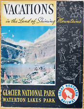 Vintage 1930s Great Norther Railway Glacier National Park Brochure Booklet picture