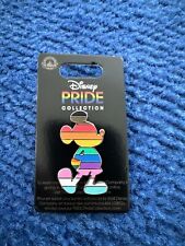 Disney Parks Authentic Pride Rainbow Mickey Figurine Pin New picture