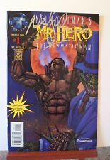Neil Gaiman's Mr. Hero The Newmatic Man #1 1995 Signed by Neil Gaiman picture