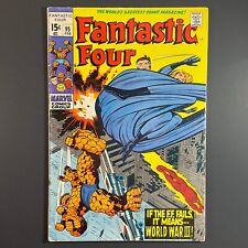 Fantastic Four 95 Early Bronze Age Marvel 1970 Stan Lee comic Jack Kirby cover picture