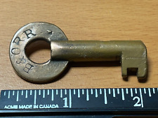 Vintage Brass Hollow Barrel Key picture