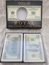 Royal 100 Dollar Playing Cards, 2 Decks Sealed picture
