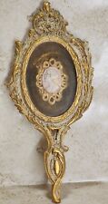 Vintage Genuine Limoges Cameo Style #783 Sungott Studios Framed Wall Decor Gold picture