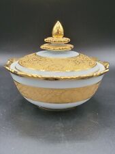 Vnt Hand-painted Gold Embellished Covered Dish Thailand picture