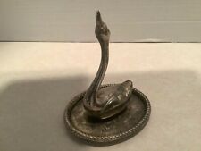 Vintage silverplate swan ring/jewelry tray picture