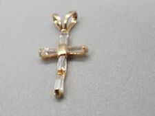 Vintage 14K SOLID GOLD Christian Cross Pendant picture