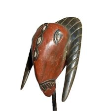 African Mask Baule Tribe Ram Head Mask Home Display-782 picture