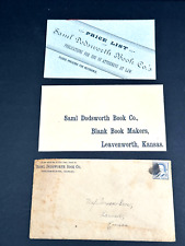 Antique Saml Dodsworth Book Co Leavenworth Kansas KS catalog advertising picture