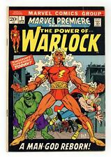 Marvel Premiere #1 GD+ 2.5 RESTORED 1972 1st app. Warlock picture