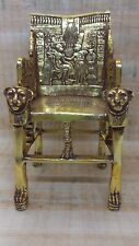 ANCIENT THRONE CHAIR OF PHARAONIC KING TUTANKHAMUN FROM EGYPTIAN ANTIQUITIES BC picture