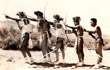 C 1939-1950 RPPC Postcard Indian Archers Klamath & Warm Springs Stewart NV EKC picture