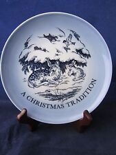 Marshall Field's 1983 Outdoor Bird Rabbit Deer B&G BING GRONDAHL Christmas Plate picture