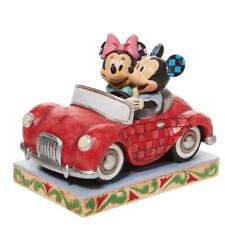 Jim Shore Disney Traditions Mickey & Minnie Car Figurine 6010110 picture
