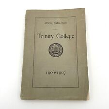 Trinity College Annual Catalogue 1906-1907 PB Durham, NC Duke Vtg picture