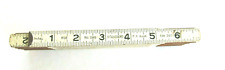 Vtg ROE STANDARD No. 360 SW6 72-Inch Wooden Zig Zag Rule. Made in U.S.A. Used. picture